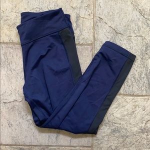 Tory Spirt Cadet Blue and Black Leggings